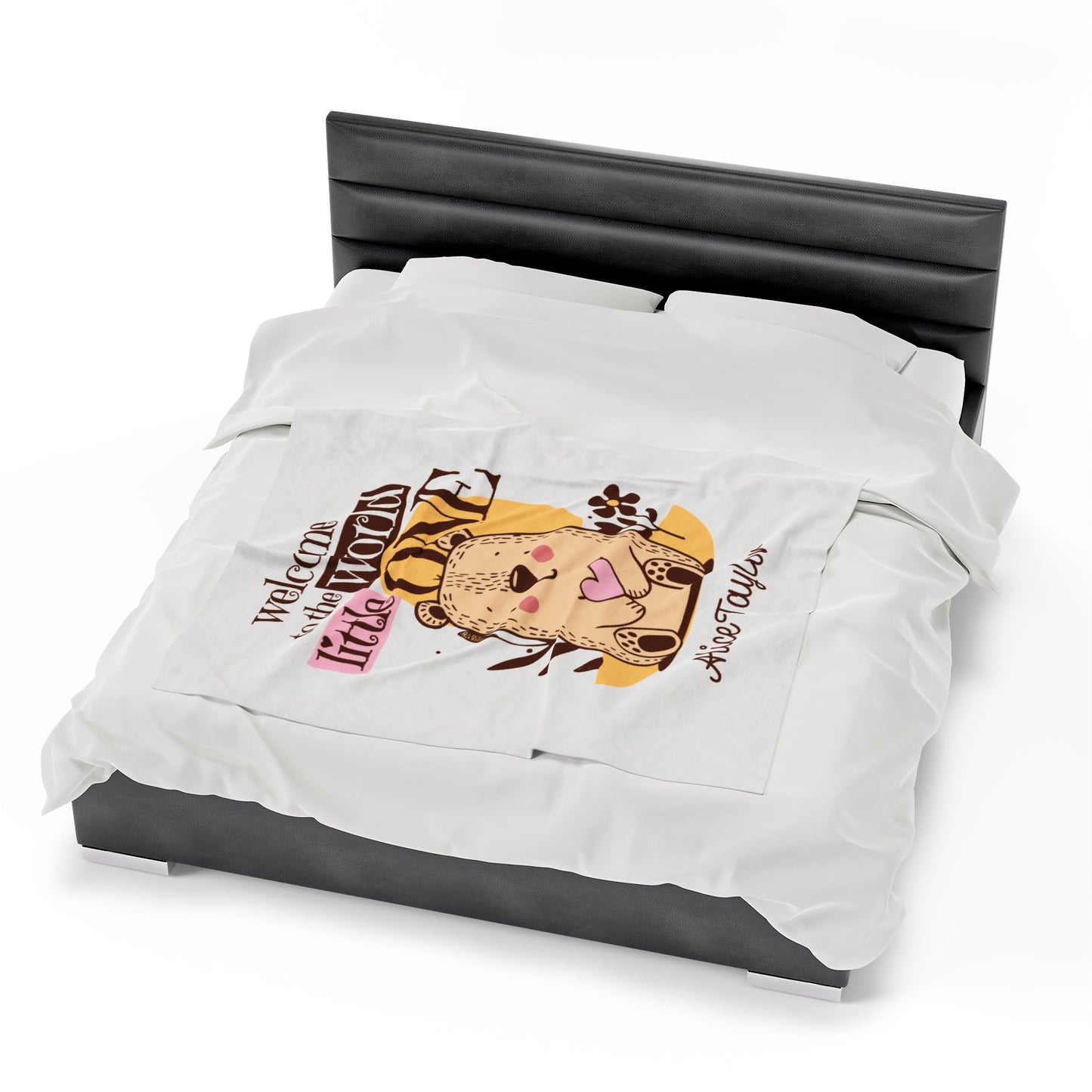 Customizable Baby Velveteen Plush Blanket