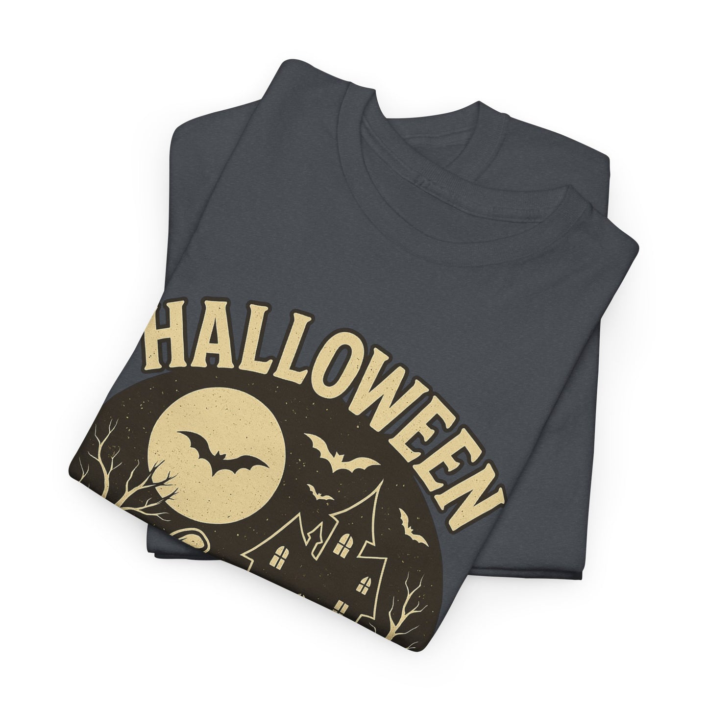 Limited Edition Vintage Halloween Graphic Tee – Retro Pumpkin, Black Cat & Haunted House T-Shirt, Halloween Unisex Tee, Jack-o'-Lantern Shirt, Cute Halloween Apparel, Trick or Treat T-shirt, Fall Festive Wear, Halloween Gifts