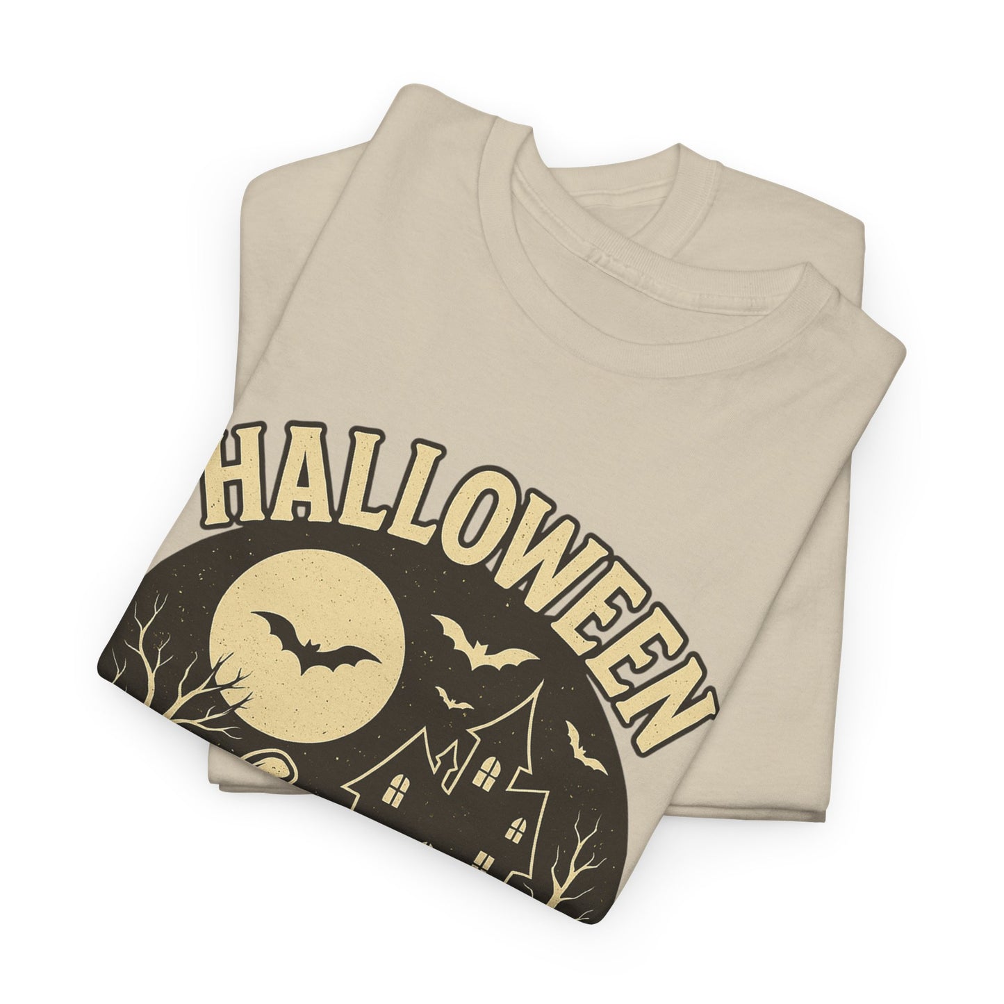 Limited Edition Vintage Halloween Graphic Tee – Retro Pumpkin, Black Cat & Haunted House T-Shirt, Halloween Unisex Tee, Jack-o'-Lantern Shirt, Cute Halloween Apparel, Trick or Treat T-shirt, Fall Festive Wear, Halloween Gifts