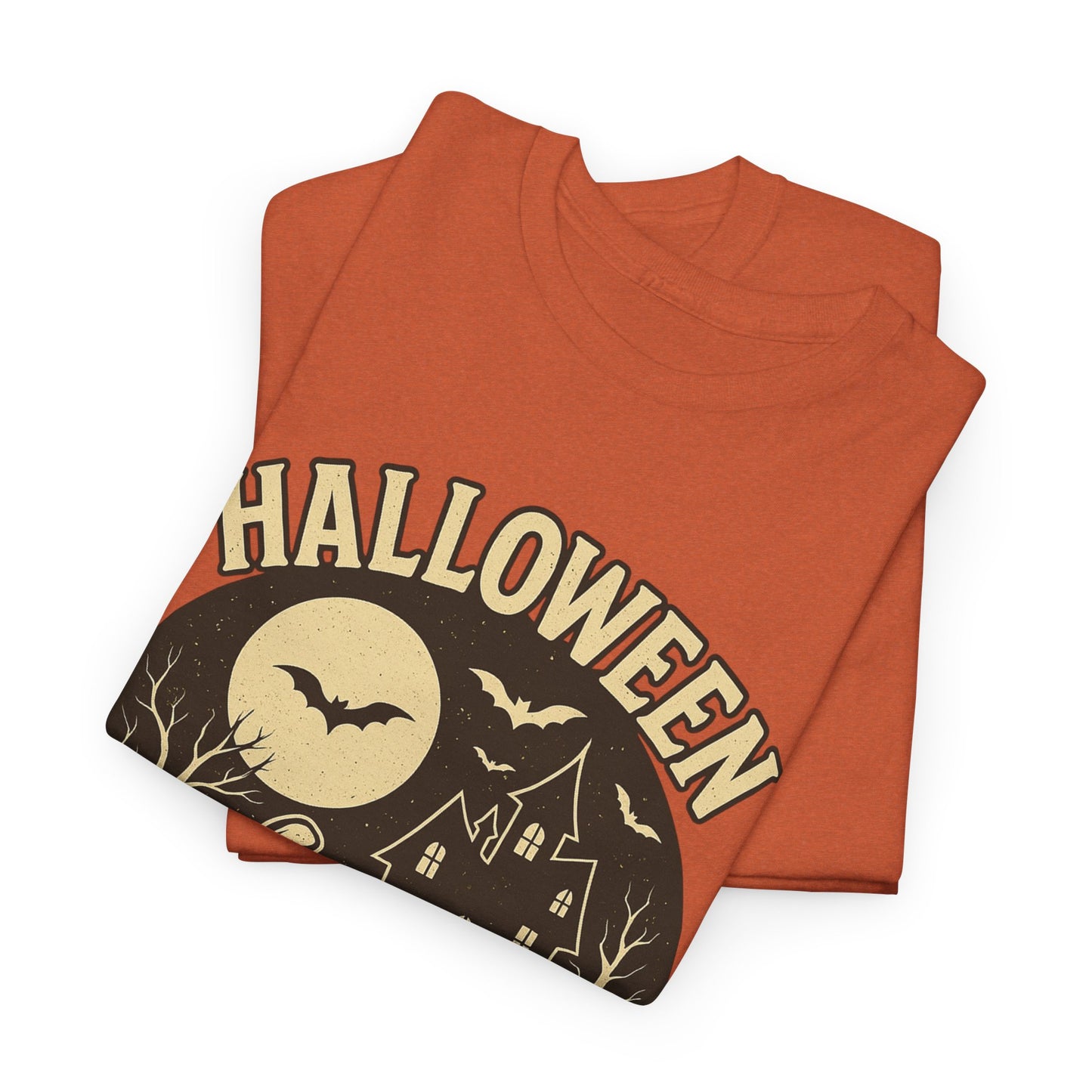 Limited Edition Vintage Halloween Graphic Tee – Retro Pumpkin, Black Cat & Haunted House T-Shirt, Halloween Unisex Tee, Jack-o'-Lantern Shirt, Cute Halloween Apparel, Trick or Treat T-shirt, Fall Festive Wear, Halloween Gifts