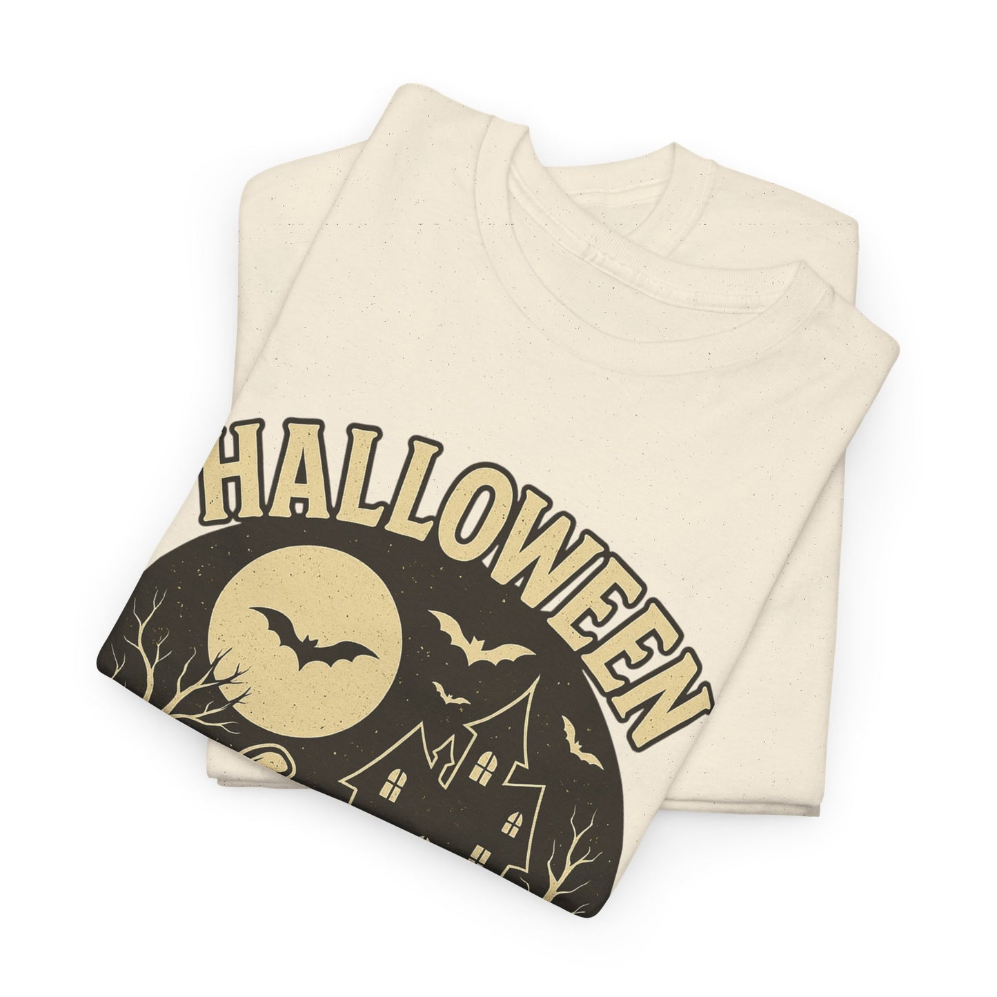 Limited Edition Vintage Halloween Graphic Tee – Retro Pumpkin, Black Cat & Haunted House T-Shirt, Halloween Unisex Tee, Jack-o'-Lantern Shirt, Cute Halloween Apparel, Trick or Treat T-shirt, Fall Festive Wear, Halloween Gifts