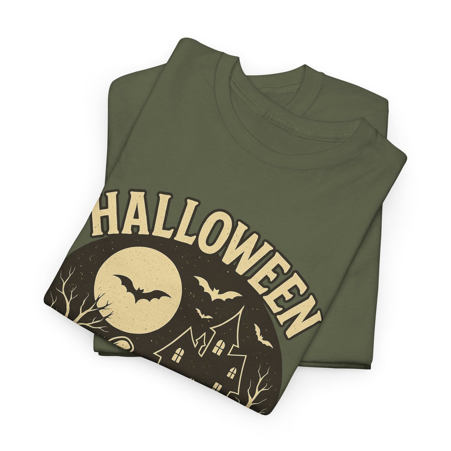 Limited Edition Vintage Halloween Graphic Tee – Retro Pumpkin, Black Cat & Haunted House T-Shirt, Halloween Unisex Tee, Jack-o'-Lantern Shirt, Cute Halloween Apparel, Trick or Treat T-shirt, Fall Festive Wear, Halloween Gifts
