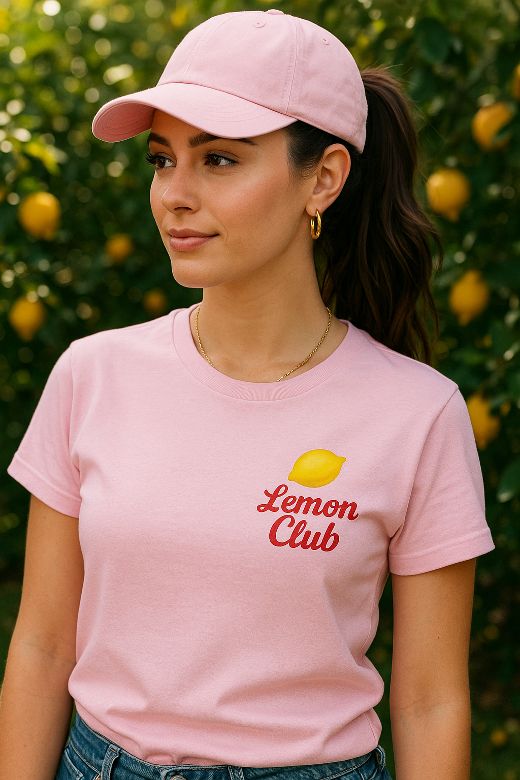 Lemon Club Graphic Tee – Retro Aesthetic Summer Shirt | “Squeeze the Day” Cute Fruit T-Shirt for Women