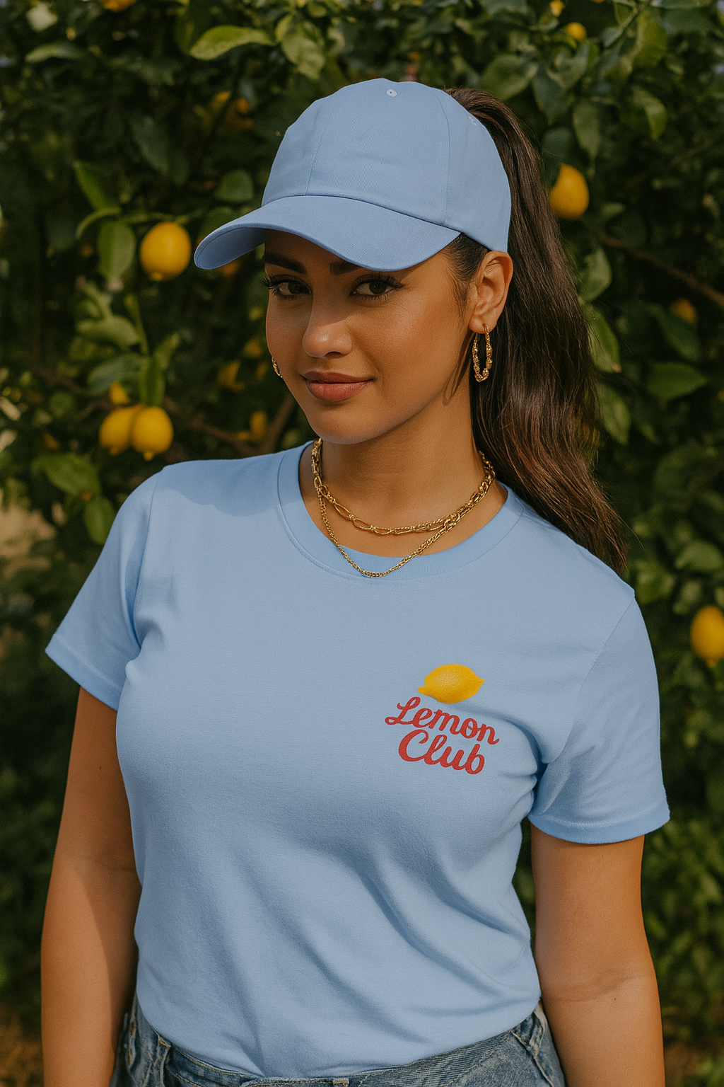Lemon Club Graphic Tee – Retro Aesthetic Summer Shirt | “Squeeze the Day” Cute Fruit T-Shirt for Women