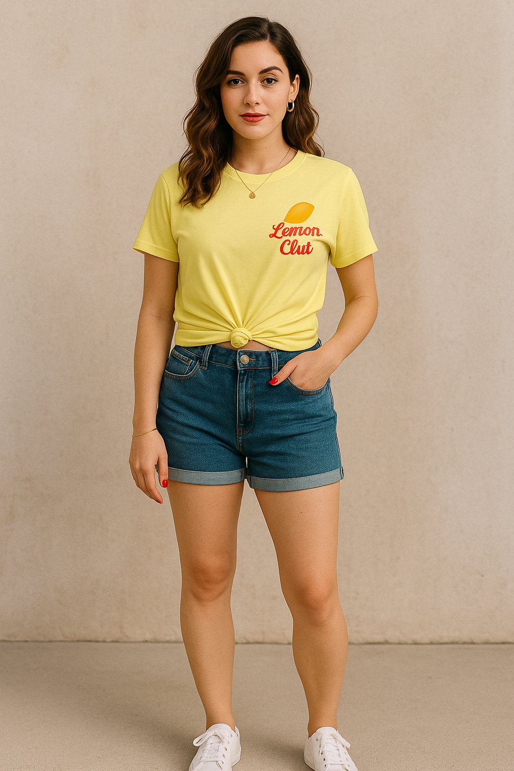 Lemon Club Graphic Tee – Retro Aesthetic Summer Shirt | “Squeeze the Day” Cute Fruit T-Shirt for Women