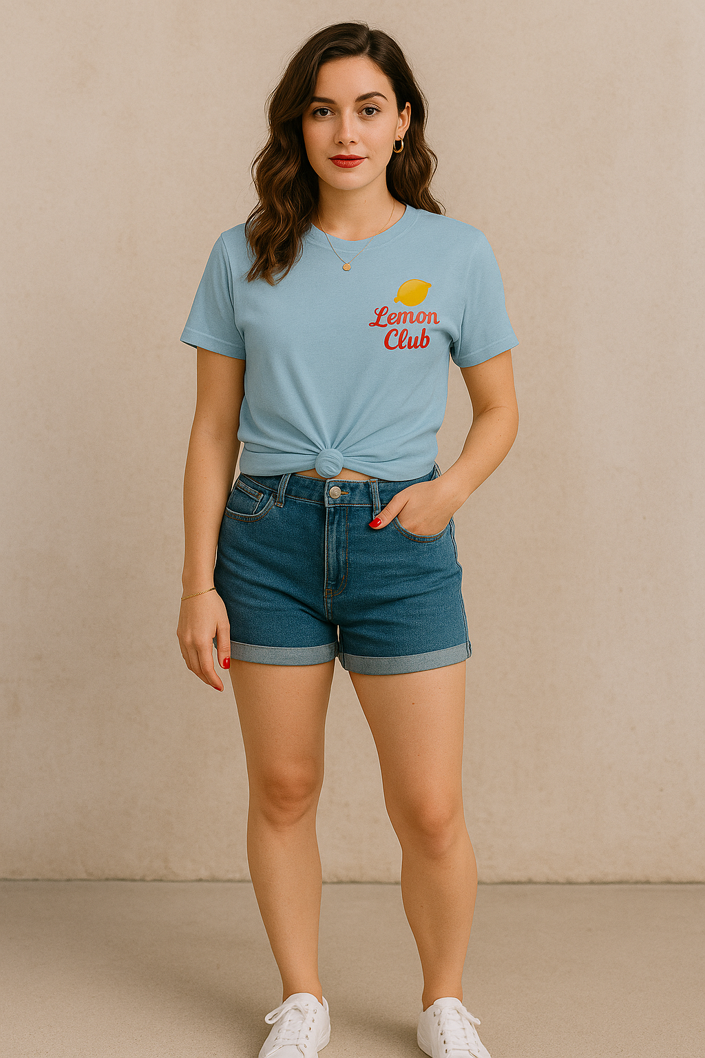 Lemon Club Graphic Tee – Retro Aesthetic Summer Shirt | “Squeeze the Day” Cute Fruit T-Shirt for Women