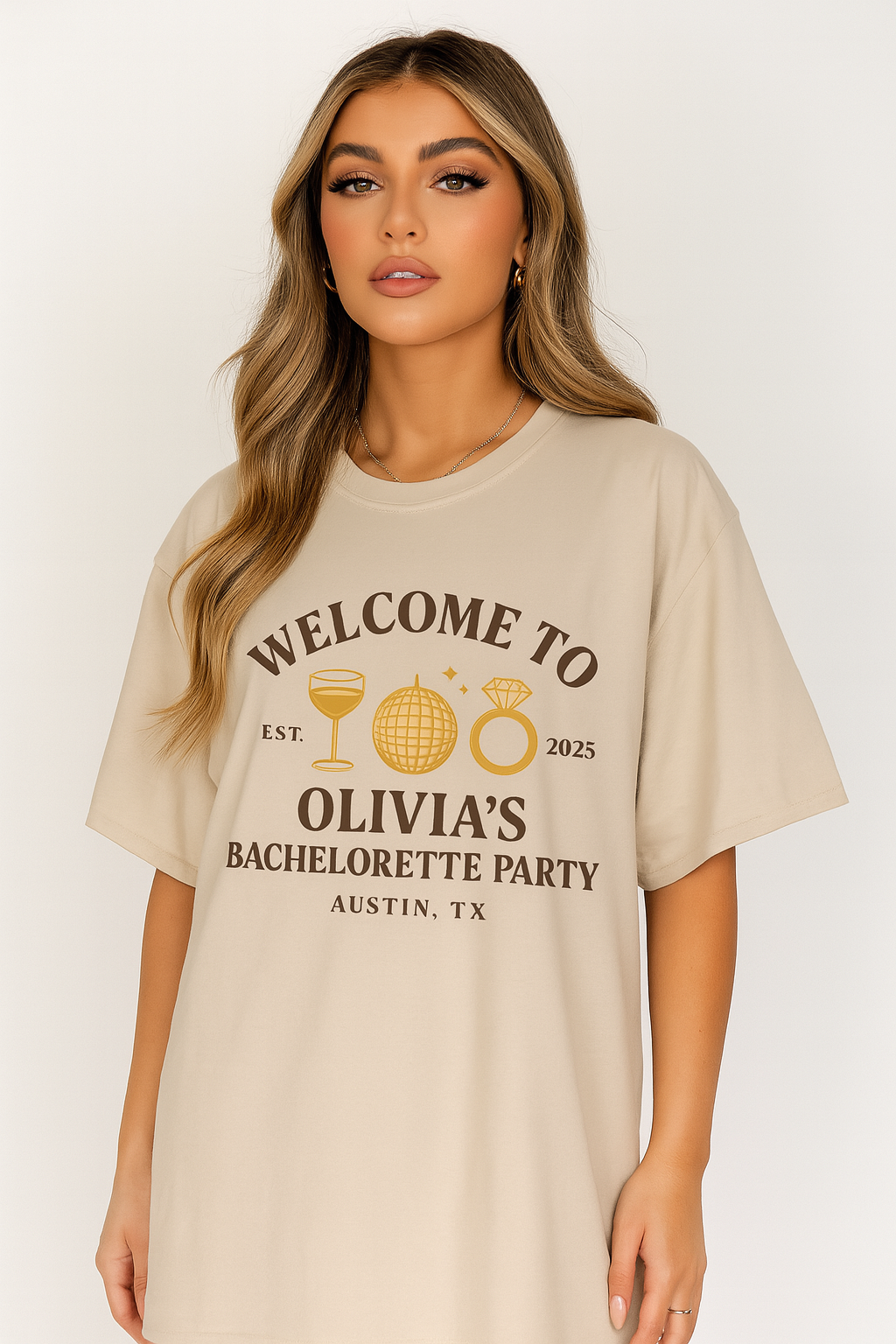 Custom Bachelorette Party Shirt | Bride Tribe Tee | Personalized Bach Weekend Shirt | Matching Bridal Party Gift | Any City & Year