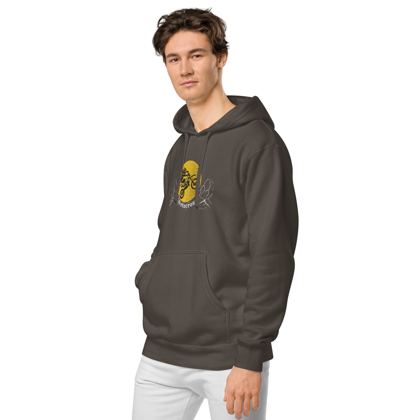 Unisex pigment-dyed hoodie