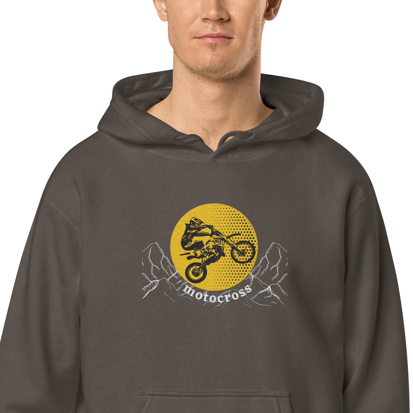 Unisex pigment-dyed hoodie