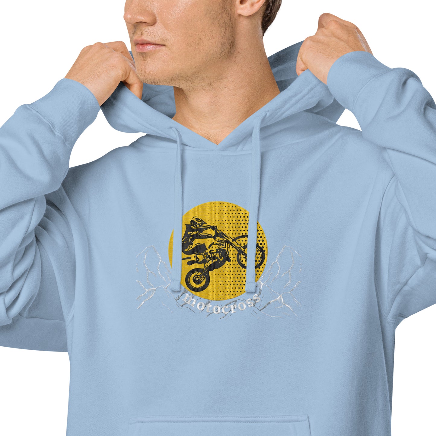 Unisex pigment-dyed hoodie