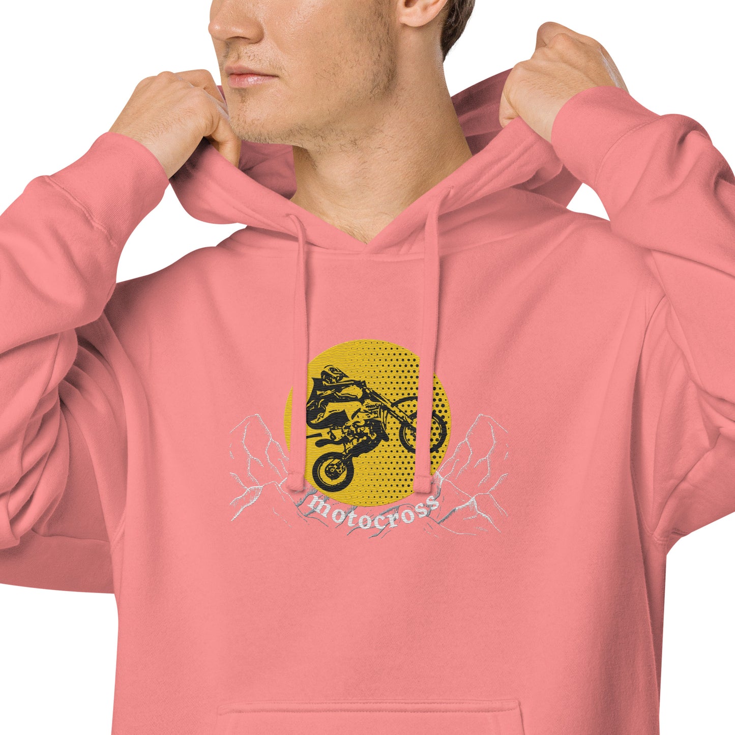 Unisex pigment-dyed hoodie