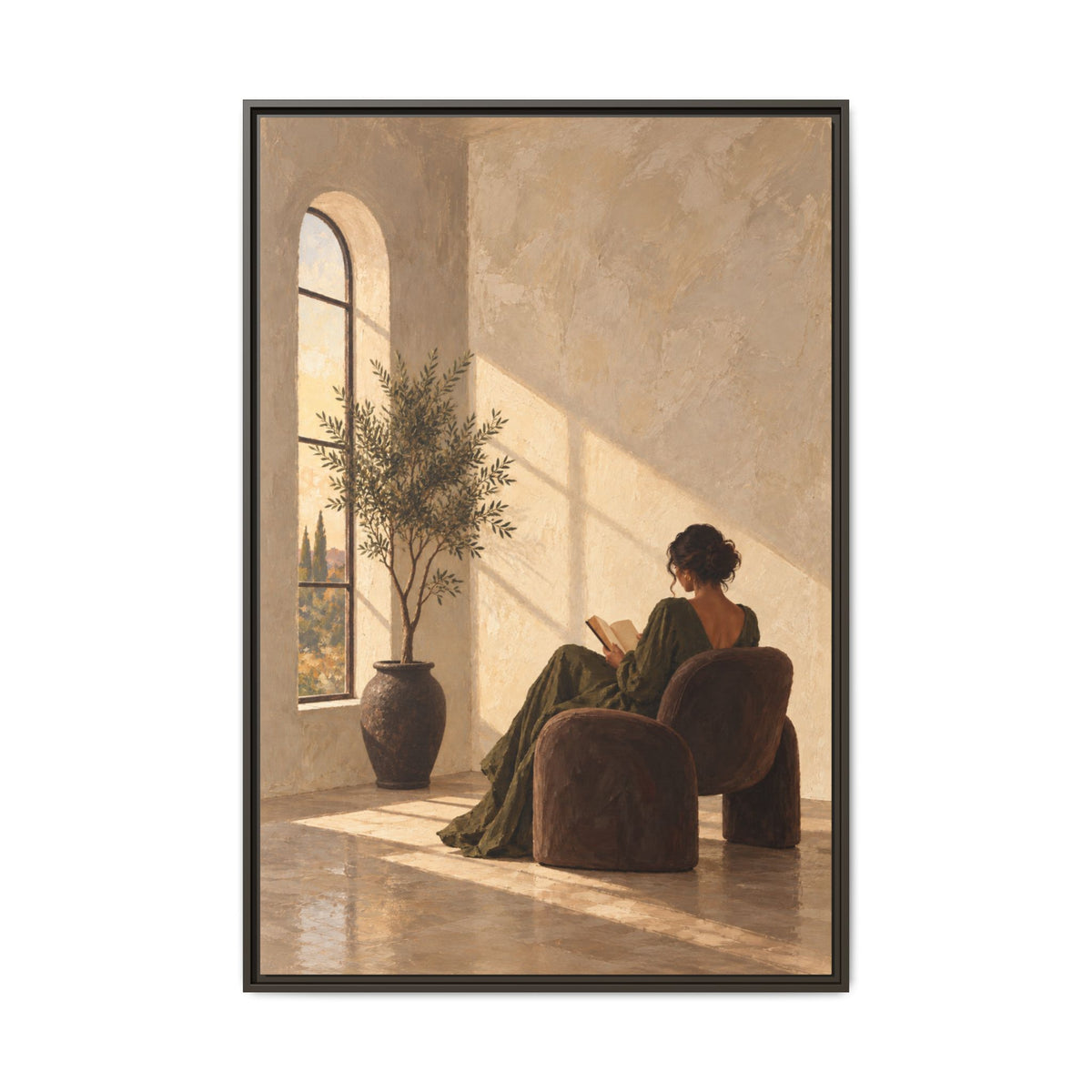 Afterlight Reader No. 34 | Figurative Woman Reading Wall Art