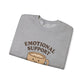 Emotional Support Latte Sweatshirt – Cozy Fall Crewneck for Coffee Lovers, Aesthetic Oversized Pullover