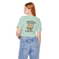 Emotional Support Latte Unisex T-Shirt – Bella + Canvas Coffee Lover Tee, Cozy Aesthetic Fall Shirt, Small Front + Big Back Design