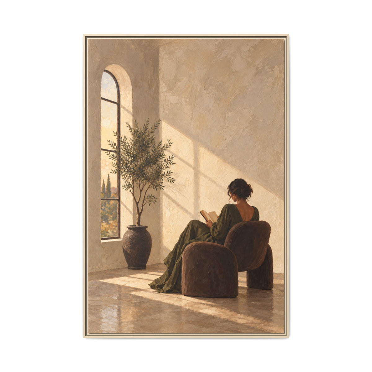 Afterlight Reader No. 34 | Figurative Woman Reading Wall Art