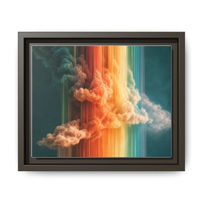 Colorful Surreal Cloud Canvas Wall Art | Luminous Drift