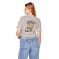Emotional Support Latte Unisex T-Shirt – Bella + Canvas Coffee Lover Tee, Cozy Aesthetic Fall Shirt, Small Front + Big Back Design