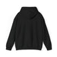 Minimal “Tired + Thriving” Embodied hoodie. Cozy fleece, unisex fit, durable chest graphic—everyday streetwear for busy days that still thrive.