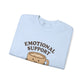 Emotional Support Latte Sweatshirt – Cozy Fall Crewneck for Coffee Lovers, Aesthetic Oversized Pullover