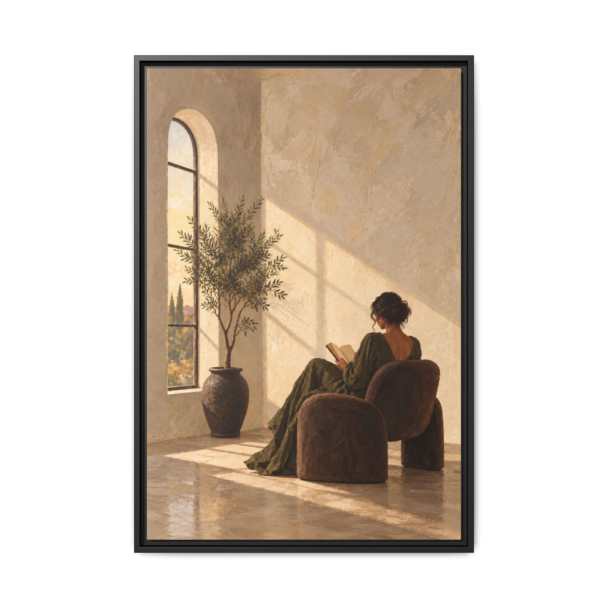 Afterlight Reader No. 34 | Figurative Woman Reading Wall Art