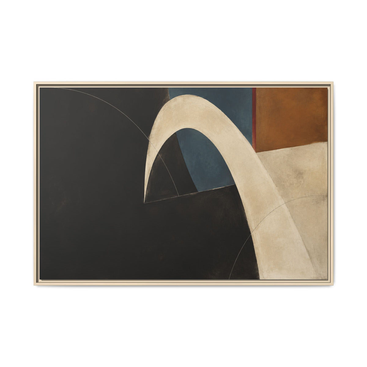 Midnight Passage No. 22 — Floating Frame Canvas