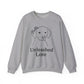 Custom Dog Name Sweatshirt – “Unleashed Love” Pet Lover Crewneck | Personalized Dog Owner Gift, Cute Minimalist Dog Line Art Pullover
