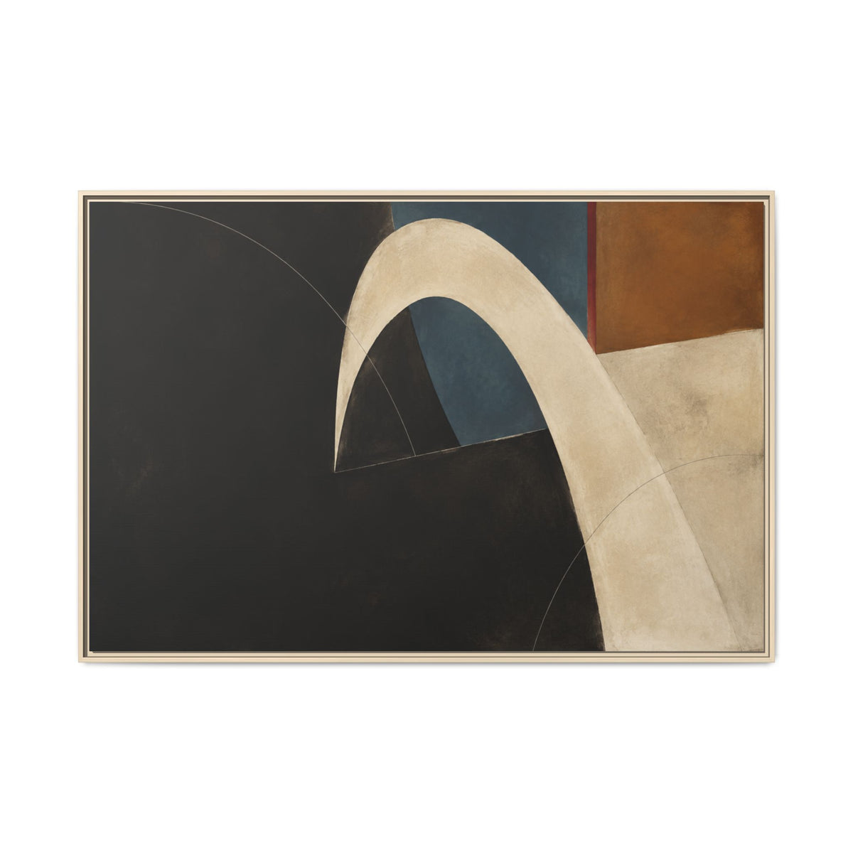 Midnight Passage No. 22 — Floating Frame Canvas