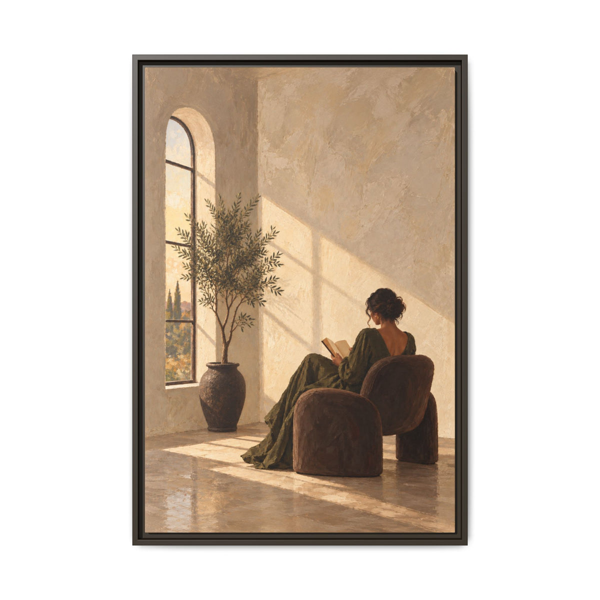 Afterlight Reader No. 34 | Figurative Woman Reading Wall Art