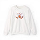 Cute Ghosts Campfire Embroidered Sweatshirt | Cozy Fall Halloween Crewneck | Spooky Season Autumn Pullover for Women & Men