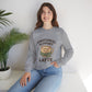 Emotional Support Latte Sweatshirt – Cozy Fall Crewneck for Coffee Lovers, Aesthetic Oversized Pullover