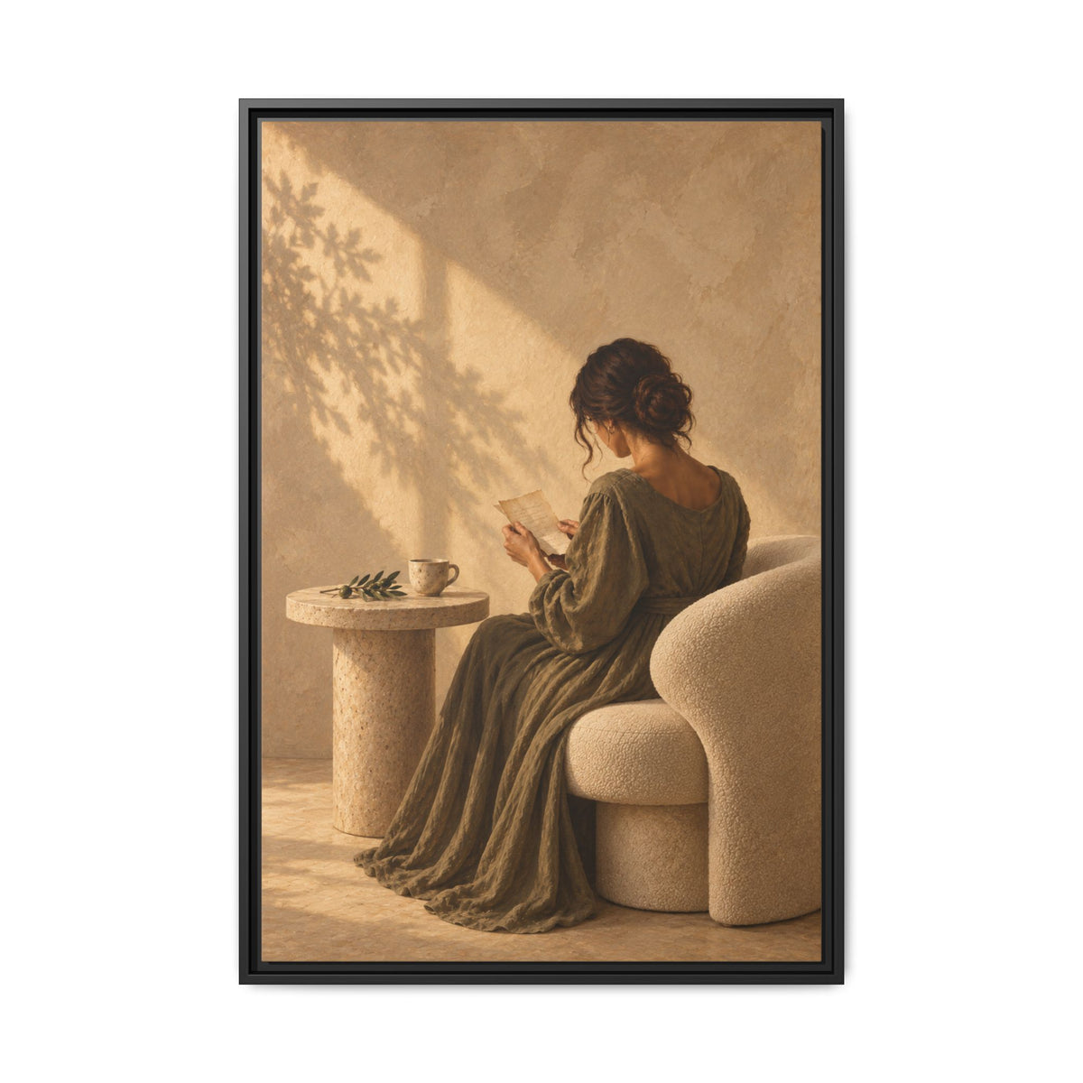 The Letter She Kept No. 35 — Figurative Woman Reading Wall Art