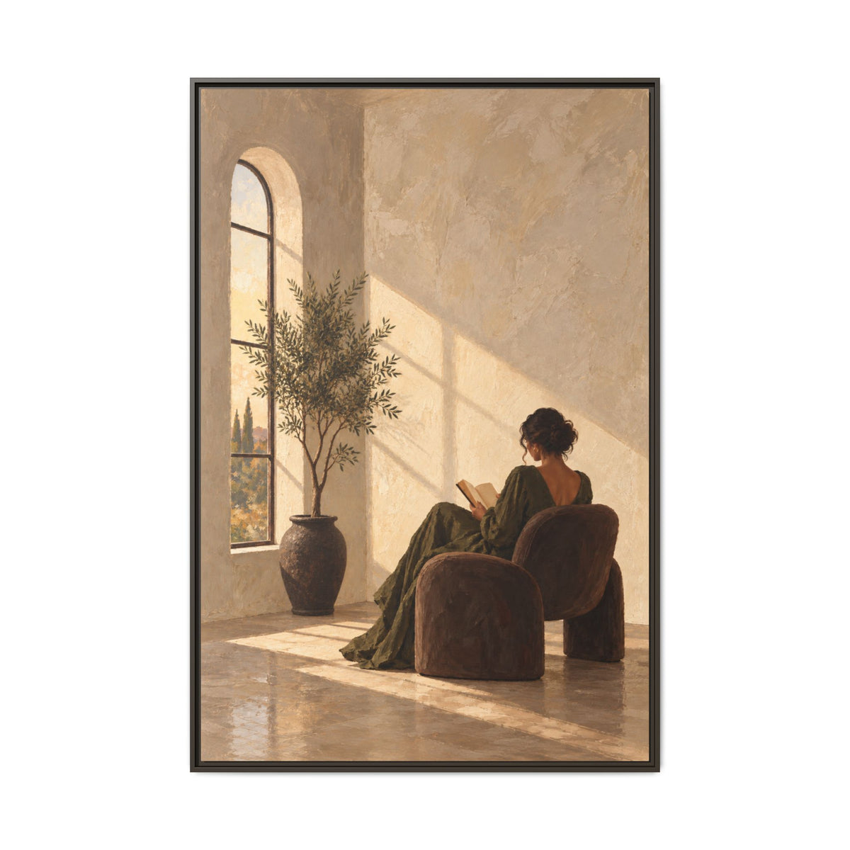 Afterlight Reader No. 34 | Figurative Woman Reading Wall Art