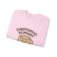 Emotional Support Latte Sweatshirt – Cozy Fall Crewneck for Coffee Lovers, Aesthetic Oversized Pullover