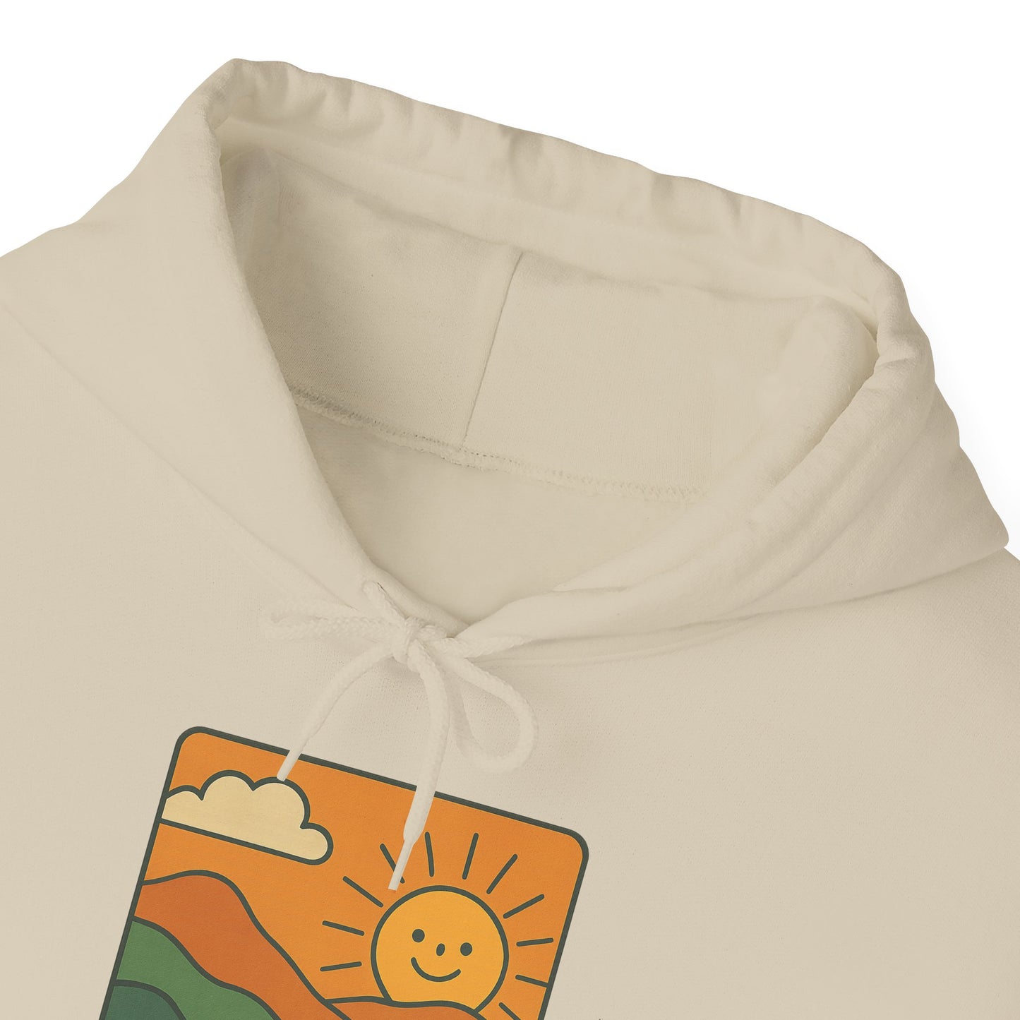 Good Vibes Retro Hoodie – Unisex Oversized Vintage Graphic Sweatshirt
