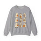 Cute Ghost Unisex Sweatshirt – Cozy Fall & Halloween Crewneck for Book Lovers, Coffee Drinkers & Pumpkin Season
