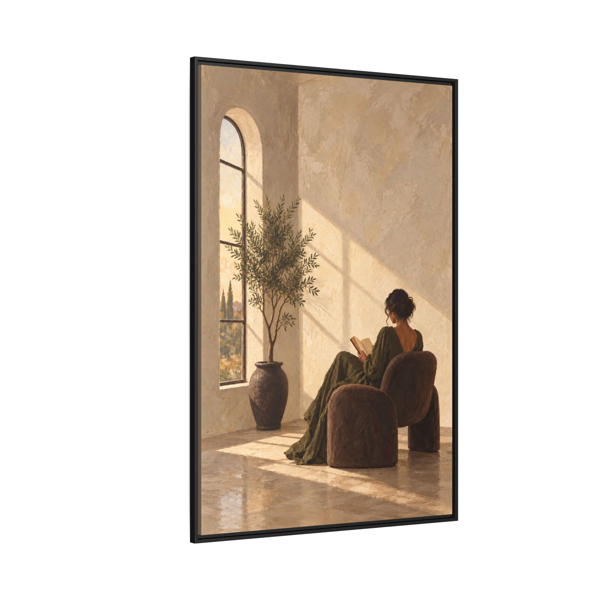 Afterlight Reader No. 34 | Figurative Woman Reading Wall Art