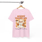 Spooky Teacher Life Halloween Unisex T-Shirt – Cute Ghost Teacher Tee Fueled by Caffeine & Candy Corn – Fall Teacher Shirt