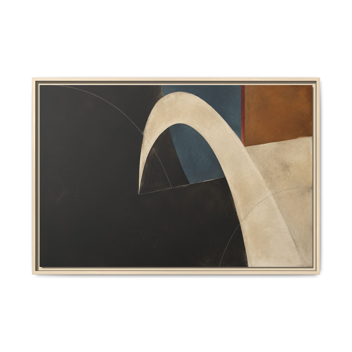 Midnight Passage No. 22 — Floating Frame Canvas