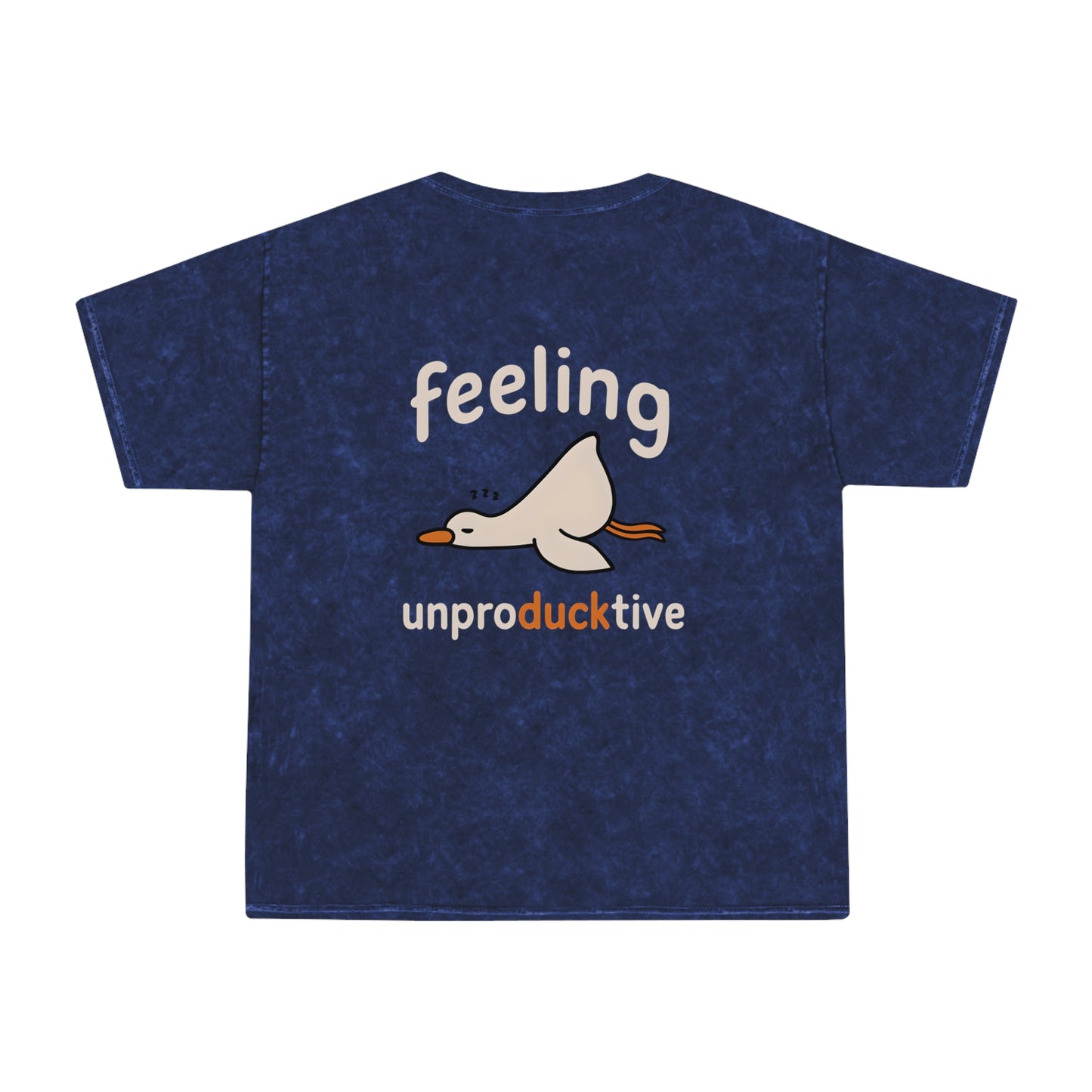 Feeling UnproDUCKtive" Vintage Duck T-Shirt – Funny Lazy Day Graphic Tee