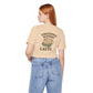 Emotional Support Latte Unisex T-Shirt – Bella + Canvas Coffee Lover Tee, Cozy Aesthetic Fall Shirt, Small Front + Big Back Design