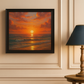 Luxury Sunset Beach Wall Art – Coastal Ocean Canvas Print for Living Room, Bedroom, or Office Décor