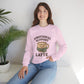 Emotional Support Latte Sweatshirt – Cozy Fall Crewneck for Coffee Lovers, Aesthetic Oversized Pullover