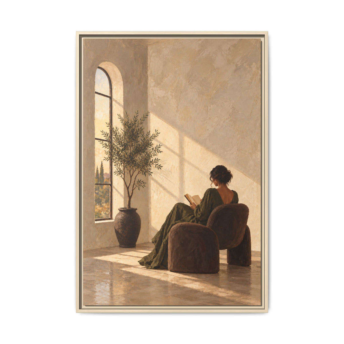 Afterlight Reader No. 34 | Figurative Woman Reading Wall Art