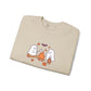 Cute Ghosts Campfire Embroidered Sweatshirt | Cozy Fall Halloween Crewneck | Spooky Season Autumn Pullover for Women & Men