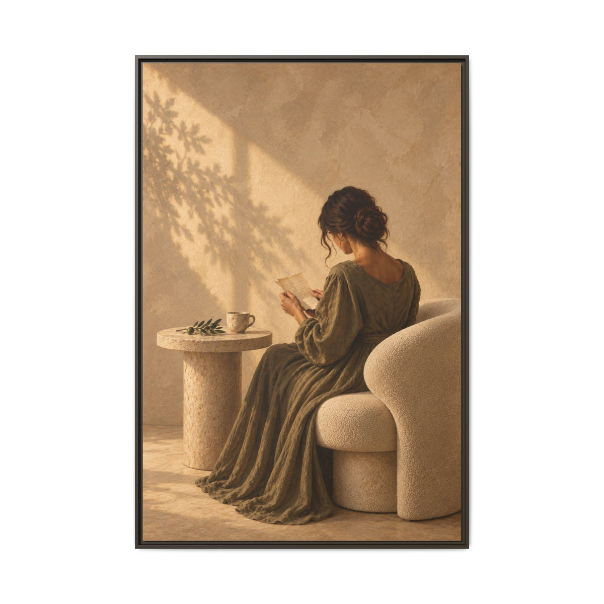 The Letter She Kept No. 35 — Figurative Woman Reading Wall Art
