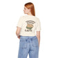 Emotional Support Latte Unisex T-Shirt – Bella + Canvas Coffee Lover Tee, Cozy Aesthetic Fall Shirt, Small Front + Big Back Design