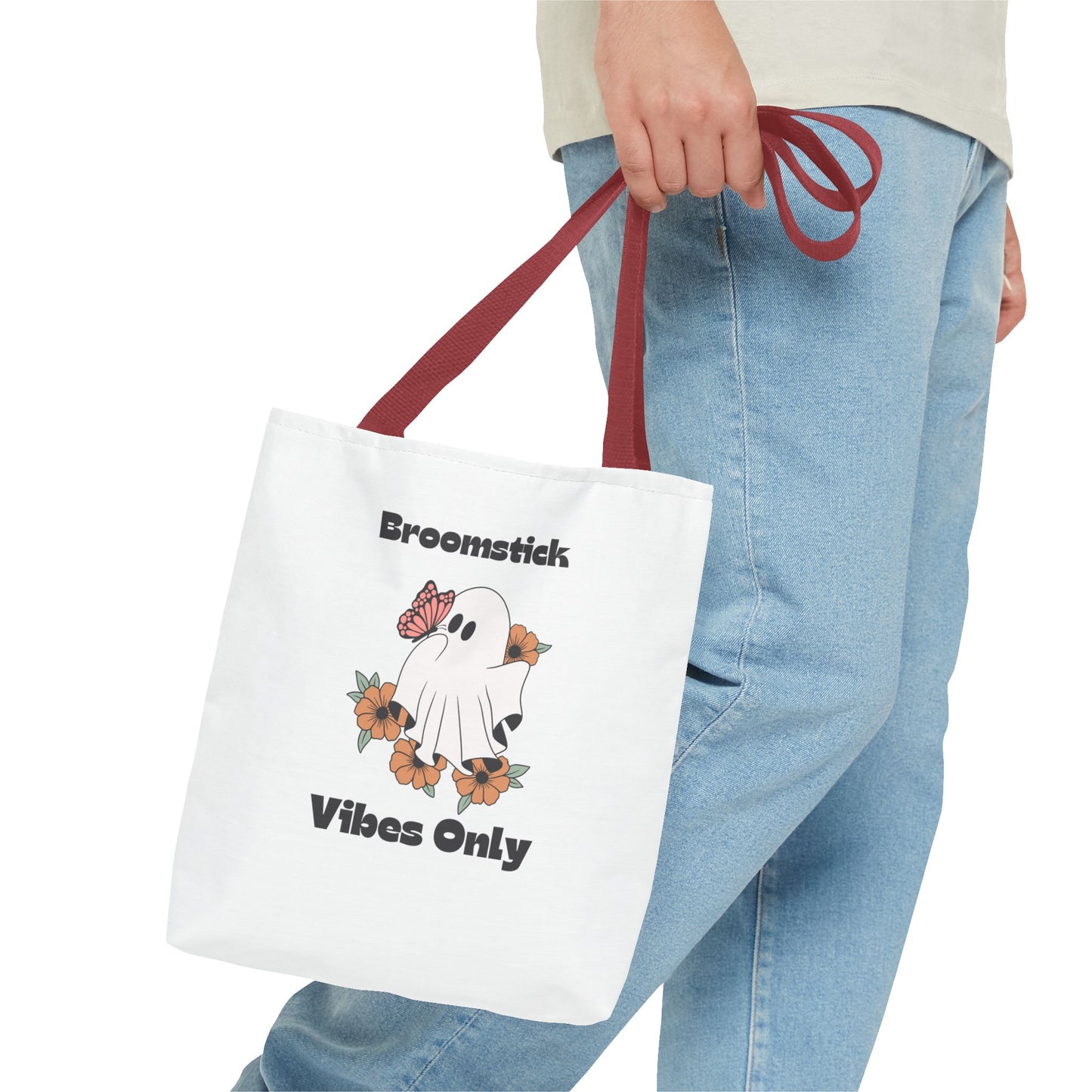 Broomstick Vibes Only Spooky Tote Bag (AOP)