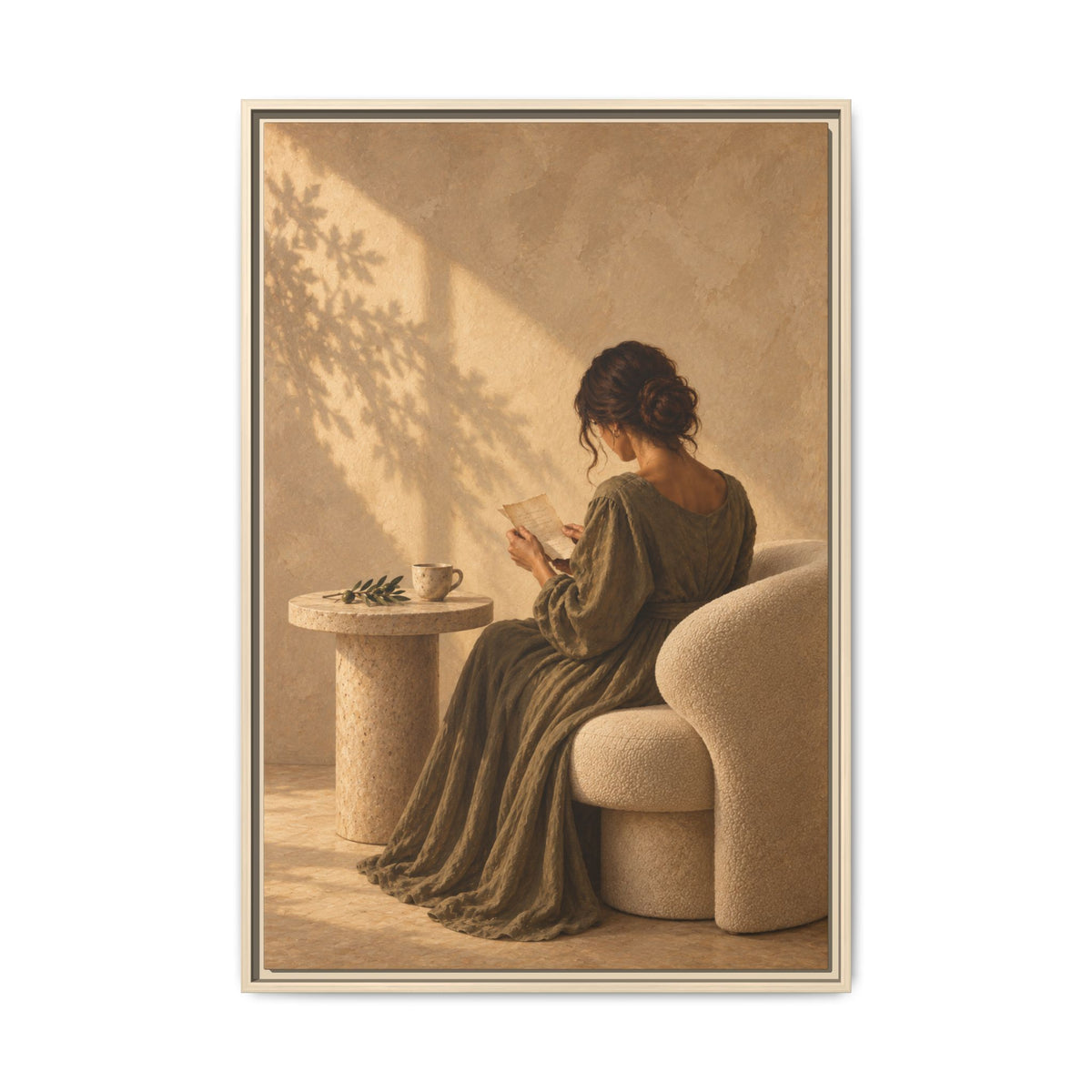 The Letter She Kept No. 35 — Figurative Woman Reading Wall Art