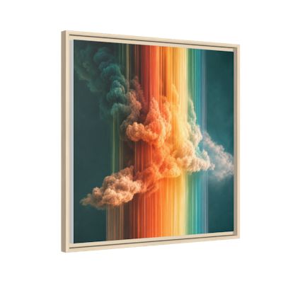 Colorful Surreal Cloud Canvas Wall Art | Luminous Drift