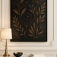Midnight Garden Botanical Wall Art – Minimalist Floral Line Art Canvas Print, Modern Nature-Inspired Home Décor